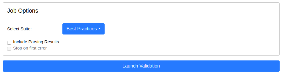 Launch Validation